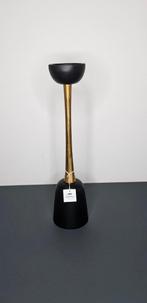 Kaarshouders "Dora" H.46cm, Huis en Inrichting, Woonaccessoires | Kandelaars en Kaarsen, Overige materialen, 25 tot 50 cm, Zwart