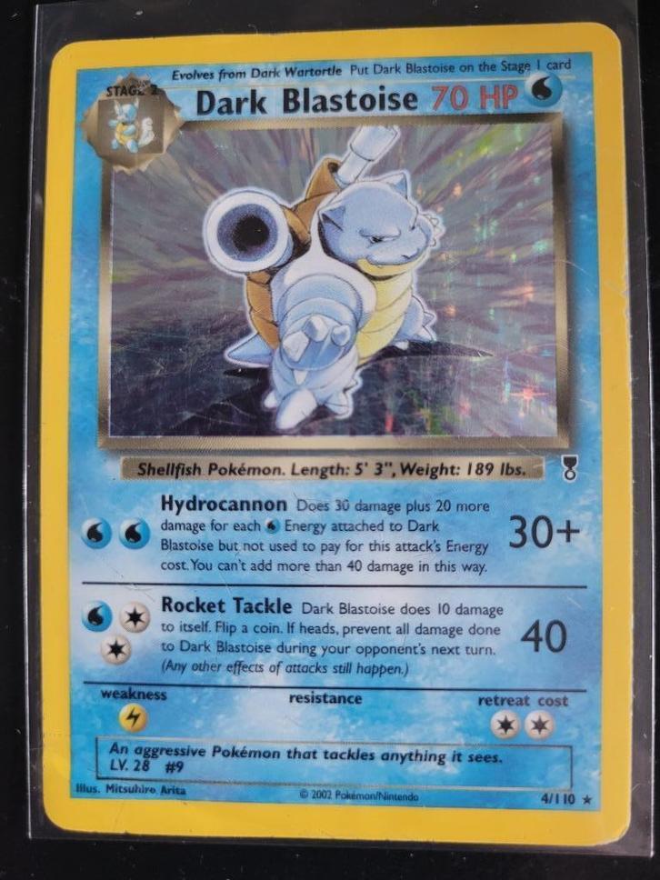 Dark Blastoise (LC 4) Legendary Collection - Singles, Hobby en Vrije tijd, Verzamelkaartspellen | Pokémon, Gebruikt, Losse kaart