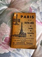 Paris, Parijs , zien in 4 dagen , boekje van 1955, Ophalen of Verzenden