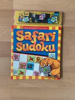Magneetpuzzel Safari Sudoku, Verzenden, 10 tot 50 stukjes, Zo goed als nieuw, 4 tot 6 jaar