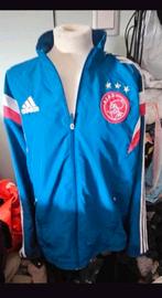 Ajax Adidas blauw jas, Maat 52/54 (L), Blauw, Ophalen of Verzenden, Zo goed als nieuw