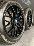 18” originele BMW 3 serie F30 F31 velgen + winterbanden 405M, 18 inch, Gebruikt, Banden en Velgen, Personenwagen