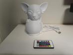 nieuwe schattige chihuahua led lamp met rgb kleuren, Ophalen of Verzenden, Nieuw, Kunststof, Minder dan 50 cm
