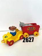 Lego Duplo 2627 - Autokar met Paardenkar, Ophalen of Verzenden, Gebruikt, Duplo
