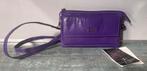 De Rooy. Paars leren crossbody/schoudertasje., Ophalen of Verzenden, Nieuw, Paars, Leer