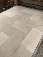 Mooie kersmische terrastegel 80x40x3, 11 stuks, Ophalen, Zo goed als nieuw, 10 m² of meer, Beton