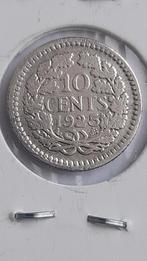 Zilveren dubbeltje 1925 Wilhelmina, Postzegels en Munten, Munten | Nederland, Zilver, Ophalen of Verzenden, 10 cent, Koningin Wilhelmina