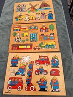 Houten Simplex Vintage puzzels., Ophalen of Verzenden, Gebruikt
