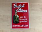 Grolsch reclamebord bier, Ophalen of Verzenden, Gebruikt, Reclamebord, Plaat of Schild, Grolsch