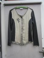 Vest ELISA CAVALETTI mt 40/42  grijs /ecru, Kleding | Dames, Truien en Vesten, Maat 38/40 (M), Verzenden, Nieuw, ELISA CAVALETTI