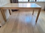 Eettafel rechthoek eiken 6 persoons, Huis en Inrichting, Ophalen, Gebruikt, 50 tot 100 cm, Vijf personen of meer
