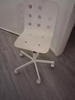 Gratis IKEA kinderbureaustoel, Ophalen of Verzenden, Gebruikt, Wit, Bureaustoel