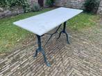 Tuintafel Bistrotafel met marmer Frans antiek, Ophalen