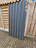 Golfplaten zwart, Doe-het-zelf en Verbouw, Dakpannen en Dakbedekking, Ophalen, Gebruikt, Zwart, Golfplaat