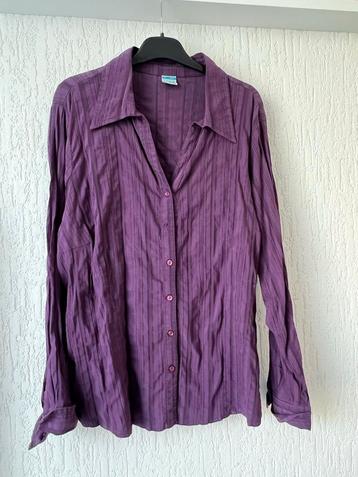 Mooie paarse blouse - M&S maat 50 beschikbaar voor biedingen