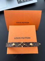 Louis Vuitton blooming bracelet 17, Leer, Ophalen of Verzenden, Bruin, Zo goed als nieuw