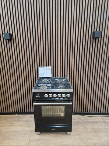 Luxe Hoogglans zwarte Boretti Fornuis 60 cm (Gratis bezorgt) beschikbaar voor biedingen