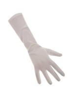 Handschoenen nylon lang wit, Nieuw, Ophalen of Verzenden