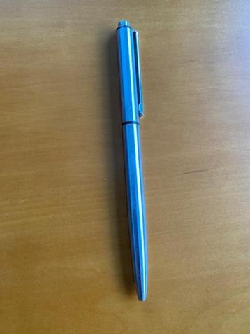 Vintage geborsteld RVS Bruyzeel balpen beschikbaar voor biedingen