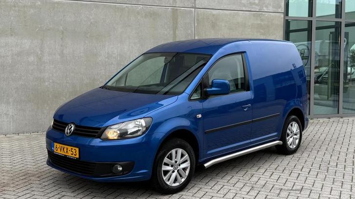 Volkswagen Caddy 1.6 TDI 55KW 2011 Blauw TREKHAAK|NAP, Auto's, Bestelauto's, Bedrijf, Te koop, ABS, Airconditioning, Boordcomputer