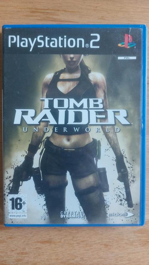 Tomb Raider Underworld - PS2, Spelcomputers en Games, Games | Sony PlayStation 2, Gebruikt, Avontuur en Actie, 1 speler, Vanaf 16 jaar