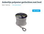 Ankers, ketting, loden lijn, self Climber, pickhaak, Watersport en Boten, Ophalen of Verzenden, Zo goed als nieuw, Ankeren en Afmeren