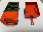 Dinky toys land rover en aanhanger plastic velgen, Ophalen of Verzenden