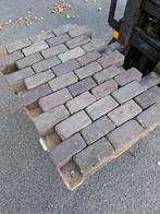 Oude gebakken 10duimers /keiformaat op pallets 45m2, Tuin en Terras, Ophalen of Verzenden, Zo goed als nieuw, Keramiek, Klinkers