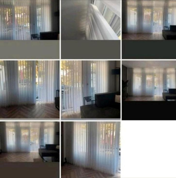 Lamelgordijnen Wit 250x250cm (of 5m breed), Huis en Inrichting, Stoffering | Gordijnen en Lamellen, Zo goed als nieuw, 200 cm of meer