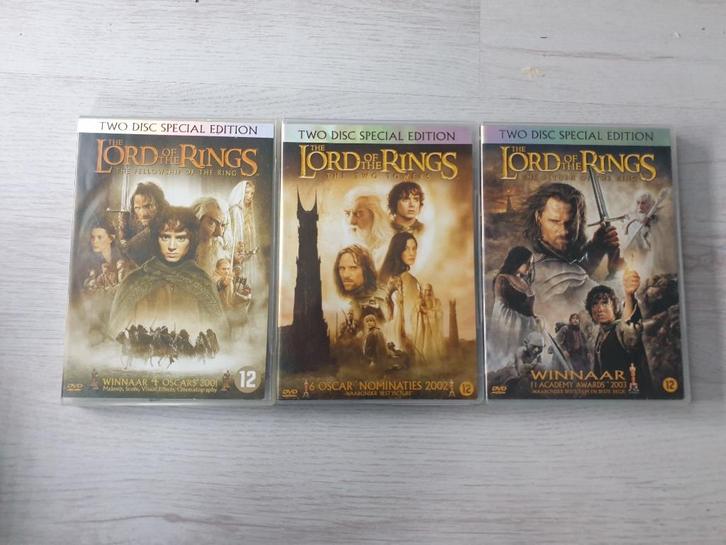 DVD The Lord of the Rings trilogie, Cd's en Dvd's, Dvd's | Avontuur, Gebruikt, Vanaf 12 jaar, Ophalen
