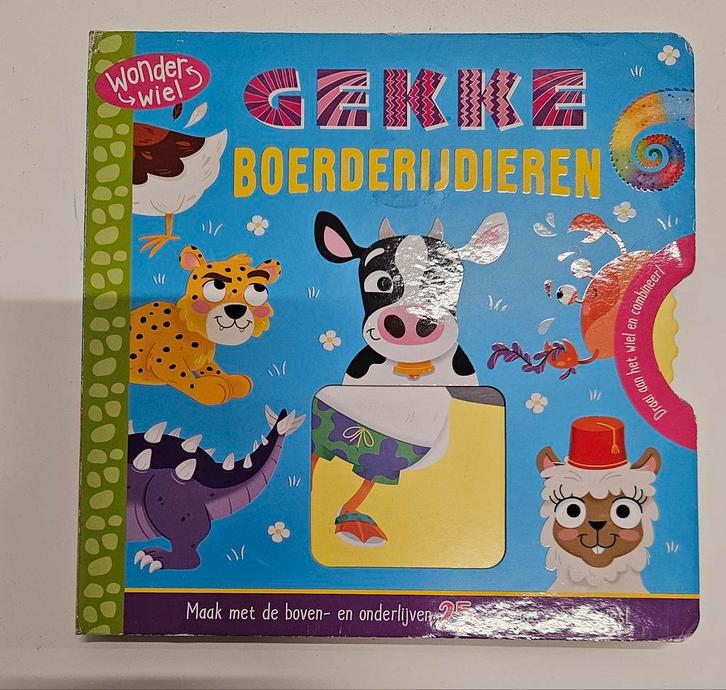 Gekke boerderijdieren, Boeken, Prentenboeken en Plaatjesalbums, Ophalen of Verzenden