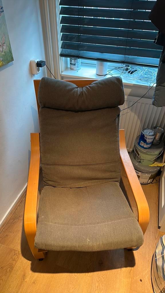 IKEA Poang Stoel met Kussen, Huis en Inrichting, Stoelen, Eén, Ophalen