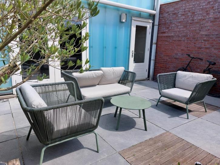 Mooie loungeset,  type Iris, Intratuin, Tuin en Terras, Tuinsets en Loungesets, Gebruikt, Wicker, Bank, Ophalen