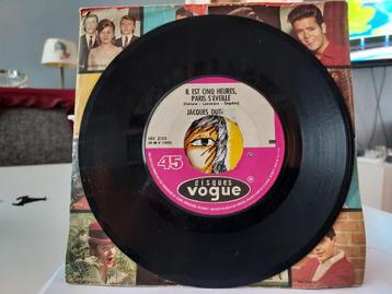 7" Single Jacques Dutronc - Il Est Cinq Heures, Paris S'eive beschikbaar voor biedingen