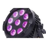 DJLicht 9X18W 6in1 RGBAW UV Wireless DMX accu+ waterdicht, Muziek en Instrumenten, ., Nieuw, Ophalen of Verzenden, .