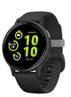 GARMIN vivoactive 5 Music Zwart/Leisteen factuur + Garantie, Sieraden, Tassen en Uiterlijk, Sporthorloges, Zwart, Garmin, Nieuw
