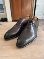 Santoni Derby Donkerbruin Maat 9 (Goodyear), Bruin, Ophalen of Verzenden, Zo goed als nieuw, Santoni
