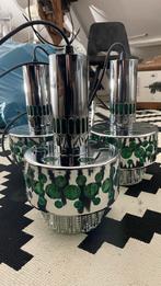 Vintage Jaren 70 Cascade Lamp, Huis en Inrichting, Lampen | Hanglampen, Ophalen, Zo goed als nieuw, Glas, 50 tot 75 cm