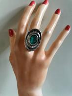 Uno de 50 ring (55) (225,- = 72,50) oval chunky ring, Sieraden, Tassen en Uiterlijk, Ringen, Met kristal, Nieuw, Ophalen of Verzenden