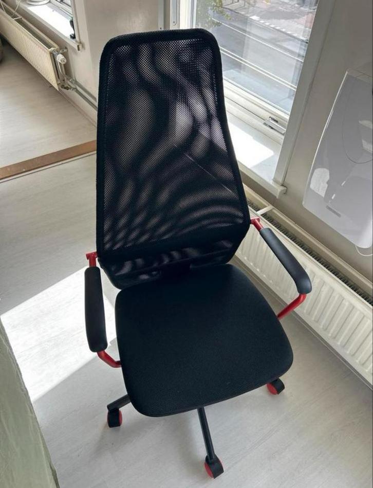 Gaming Bureaustoel, Huis en Inrichting, Bureaustoelen, Gebruikt, Bureaustoel, Zwart, Ergonomisch, Ophalen