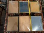 6 Oude Foto  Lijsten Bolglas, Ophalen of Verzenden, Gebruikt