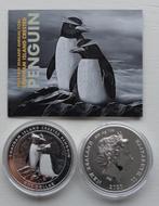 Zilveren 1 oz Crested Penguin 2020., Ophalen of Verzenden, Losse munt, Zilver