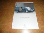 brochure Mercedes Viano dubbele cabine  2004, Nieuw, Overige merken, Ophalen of Verzenden