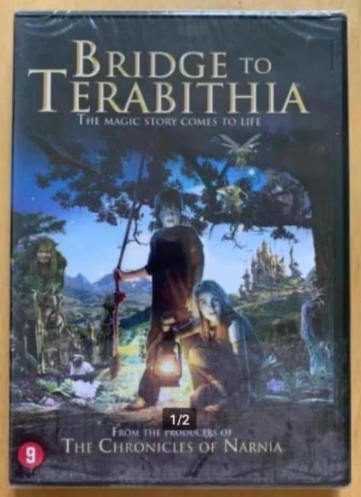 DVD Bridge to Terabithia; bestseller Katherine Paterson, Cd's en Dvd's, Dvd's | Avontuur, Zo goed als nieuw, Vanaf 9 jaar, Ophalen of Verzenden