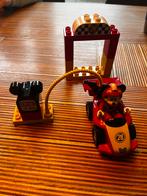 Mickey Mouse Duplo Raceauto Set, Kinderen en Baby's, Speelgoed | Duplo en Lego, Ophalen of Verzenden, Zo goed als nieuw, Complete set