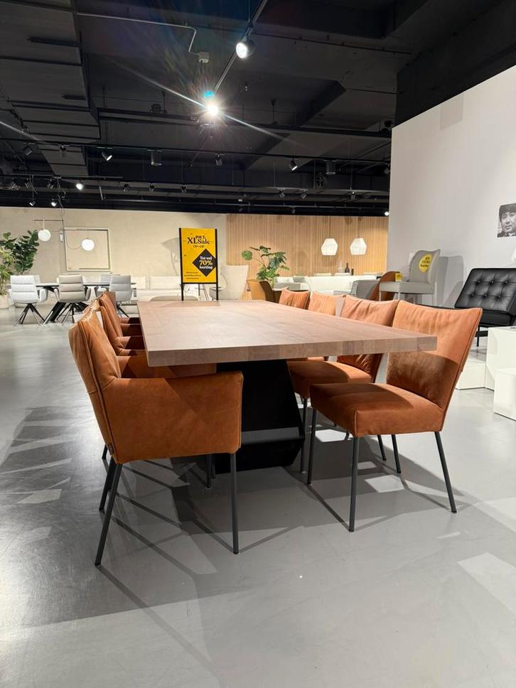 Eetkamertafel Vermeer, Huis en Inrichting, Tafels | Eettafels, Nieuw, 50 tot 100 cm, 200 cm of meer, Vijf personen of meer, Rechthoekig