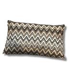 Luxe sierkussen | black bronze chevron | Colmore Diga, Huis en Inrichting, Woonaccessoires | Kussens, Nieuw, Rechthoekig, Ophalen of Verzenden