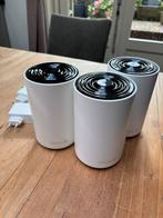 TP-Link Deco XE75 3-Pack Wifi 6E Mesh Systeem, Computers en Software, Accesspoints, Ophalen of Verzenden, Zo goed als nieuw