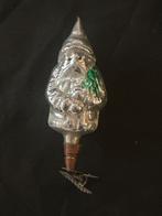 Antiek glazen kerstornament clip kerstman Lauscha Duitsland, Verzenden, Zo goed als nieuw