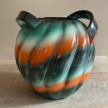 Unieke Art Deco vaas van BIHL Tsjechoslowakije gemerkt  beschikbaar voor biedingen